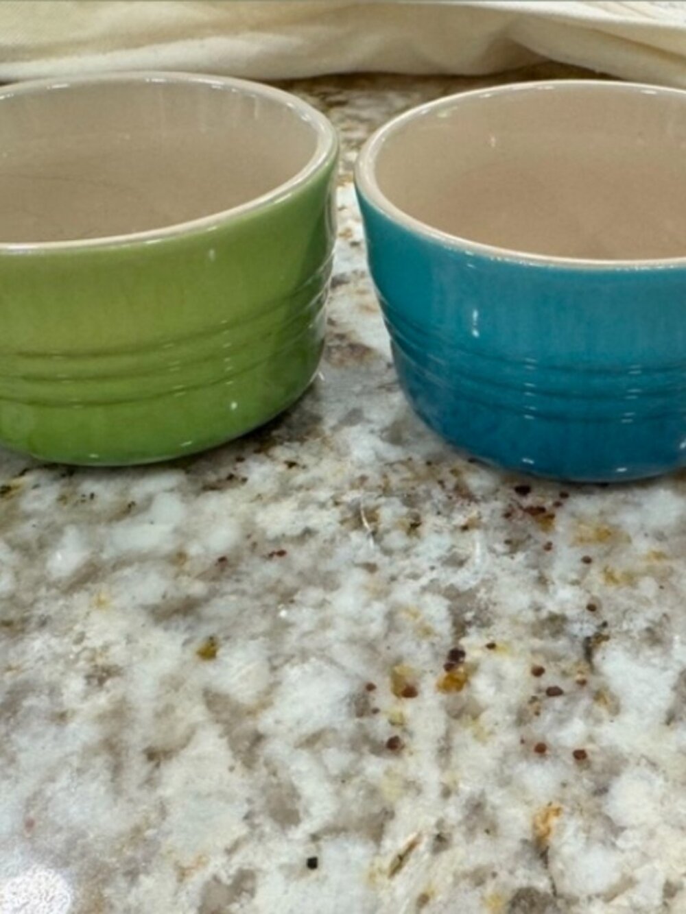 Le Creuset Ramekin 100ml, Green (Palm), Caribbean EUC
